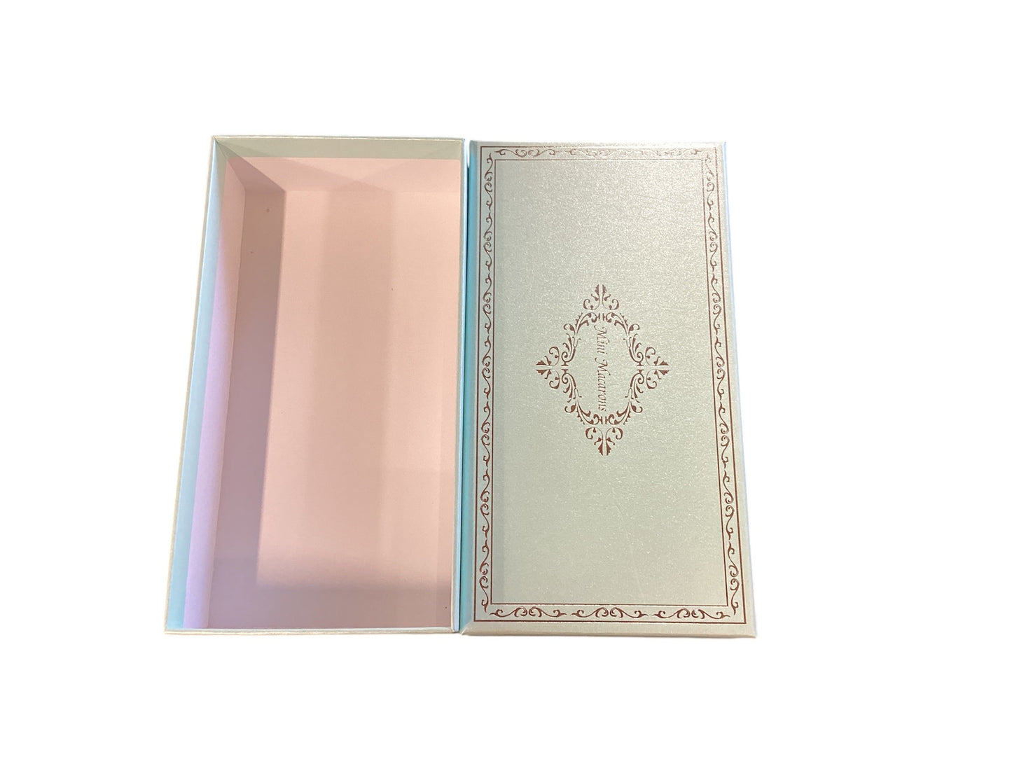 Mint Macron/ sweet box with lid 1pc