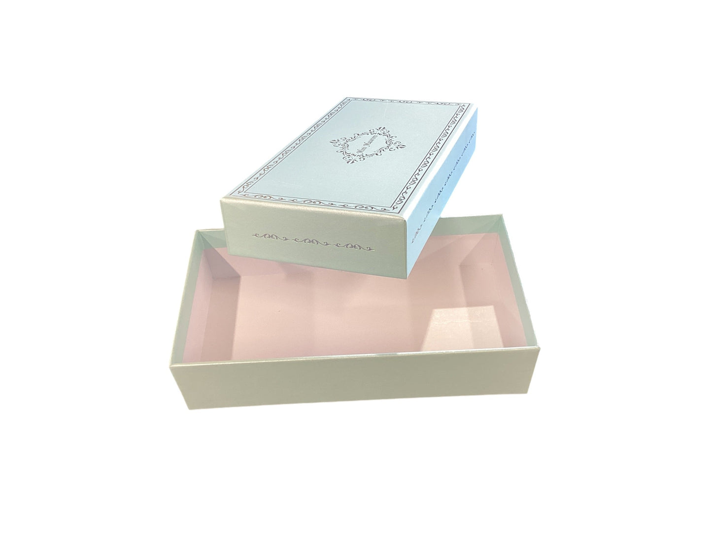 Mint Macron/ sweet box with lid 1pc