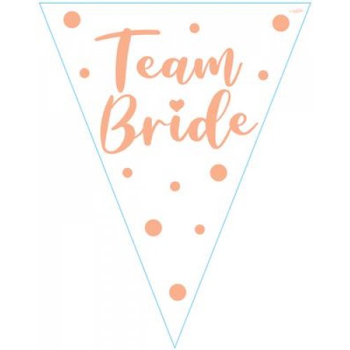 Team Bride Flag Bunting 3.9m 1pc