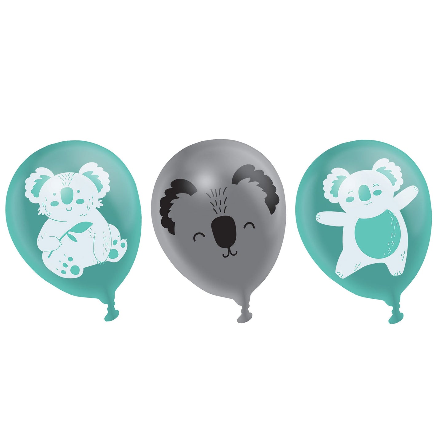 Koala Latex balloon 6pk 12"