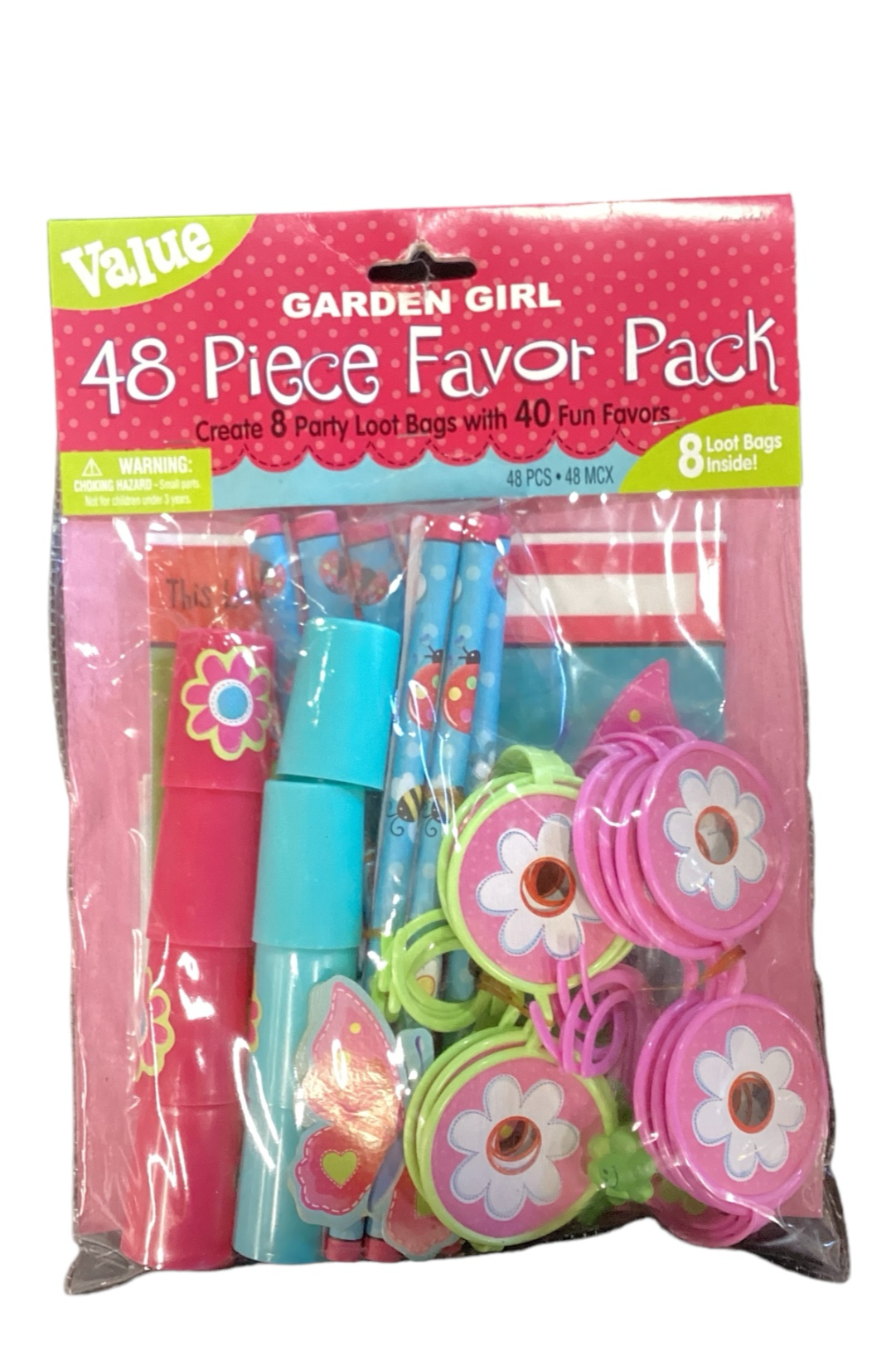 Garden Girl 48 Piece Favor Pack