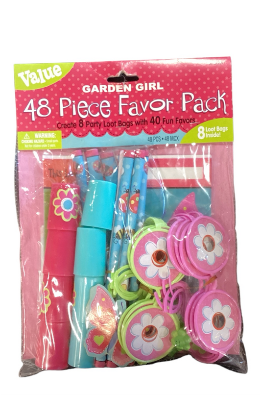 Garden Girl 48 Piece Favor Pack