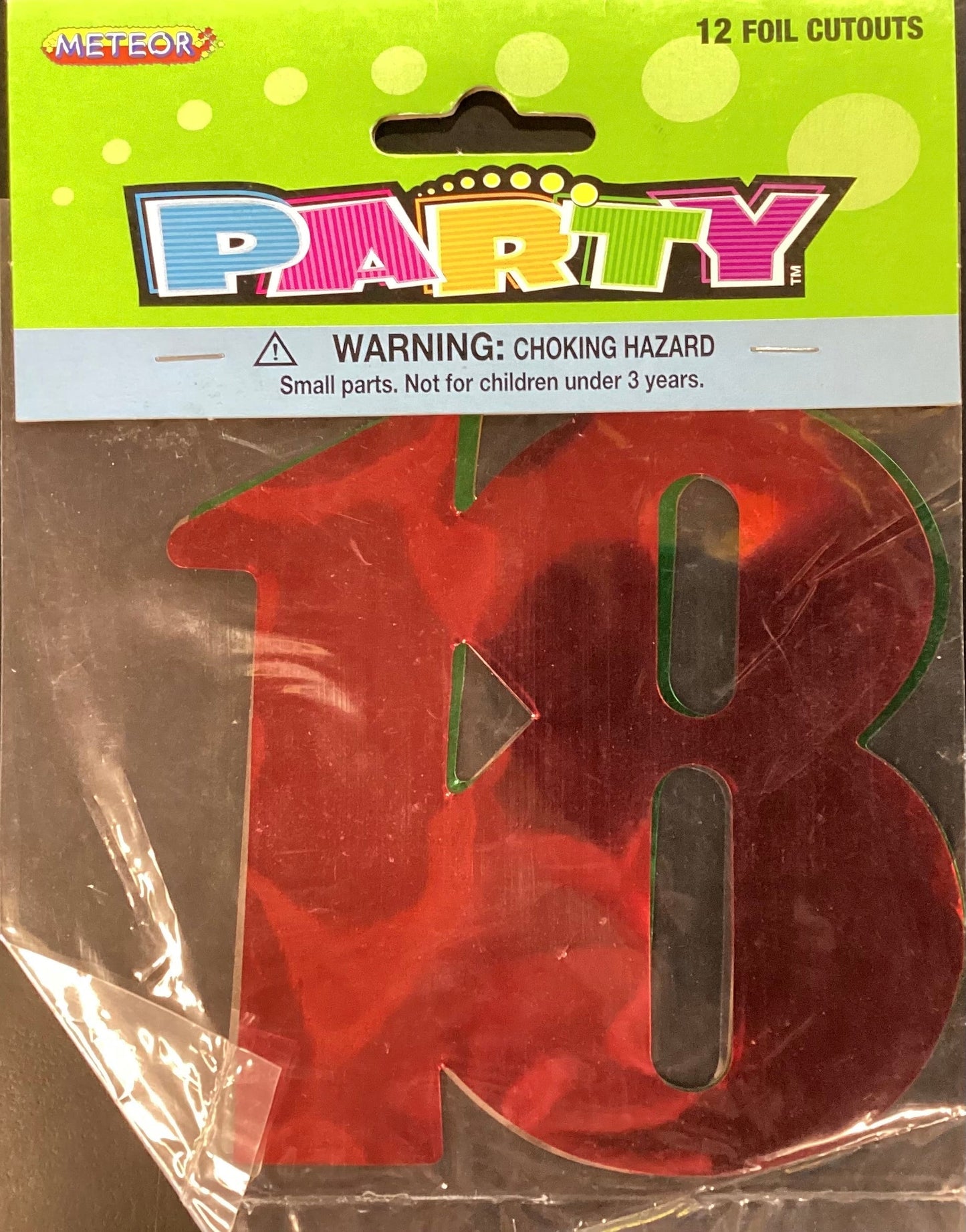 12 Foil Cutouts NIS Packaging & Party Supply