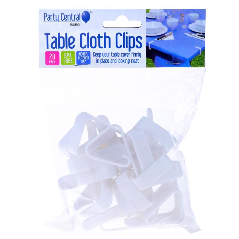 Table Cloth Clips 20pk