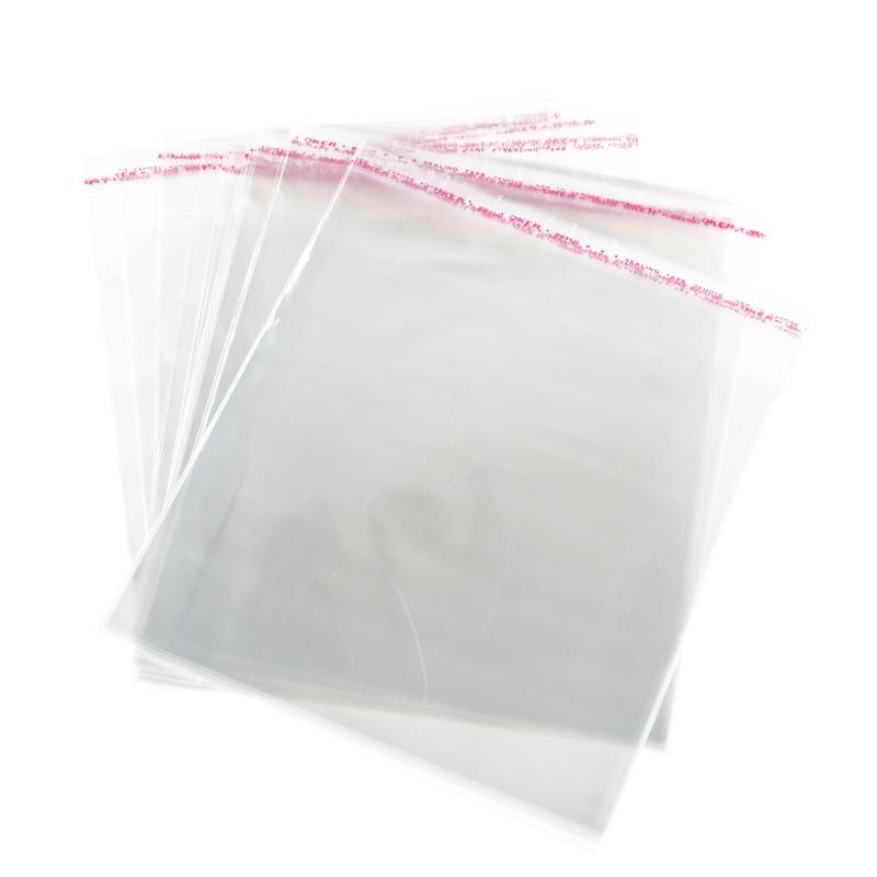 Premium Peel & Seal Cellophane Bags - 15cm x 15cm 50pk