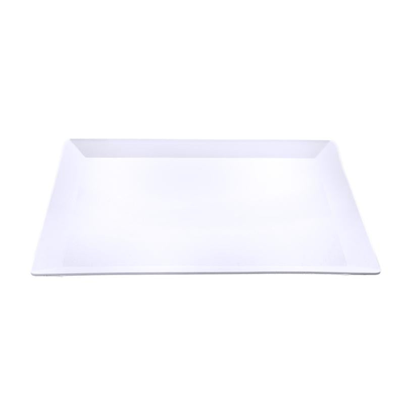 Melamine Platter Tray Rectangular 43cm x 34cm x 2.5cm - White  1pc