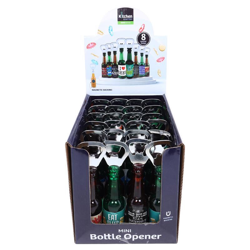 Bottle Opener With Magnet Beer Bottle Shaped 8 Assorted 1pc