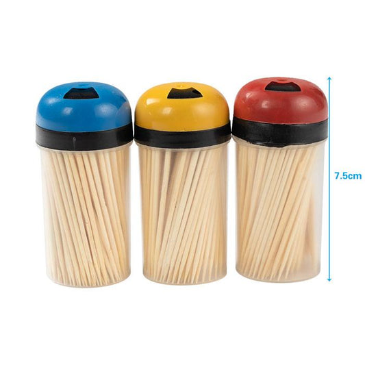 Toothpicks Set of 3 Dispensers