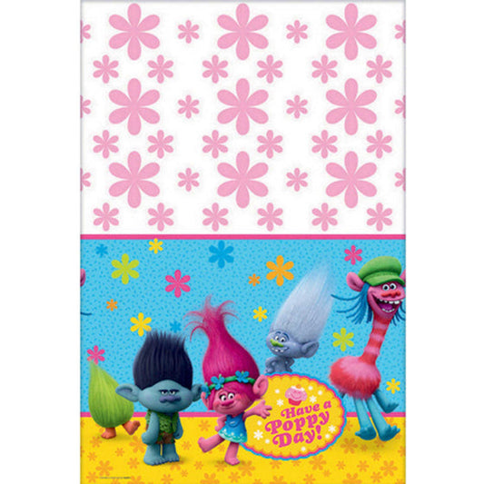 TROLLS TABLECOVER Plastic 1pc 1.37m x 2.43m