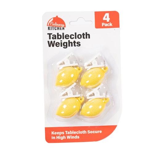 Tablecloth weight Lemon Pk4