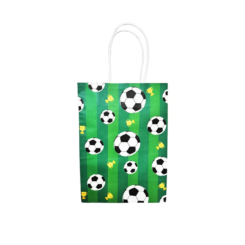 Paper Party Favour Bag – Soccer 4PK