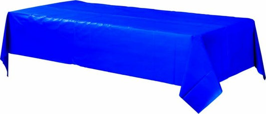 Plastic Rectangular Tablecover-Royal Blue 1.37m x 2.74m