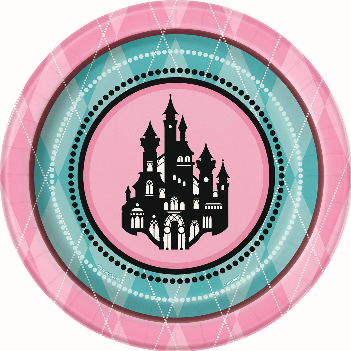 FAIRYTALE PRINCESS 18CM (7") PLATES  8pk