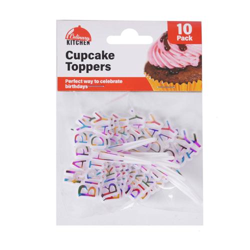 Cupcake Toppers Pk10