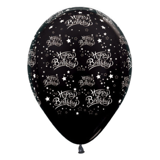 Sempertex 30cm HB Stars Printed Latex balloons 25pk