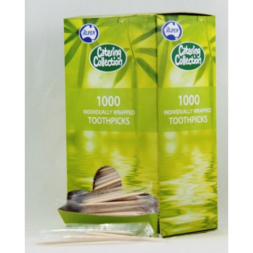 Toothpick Individually Cello Wrapped Pack 1000