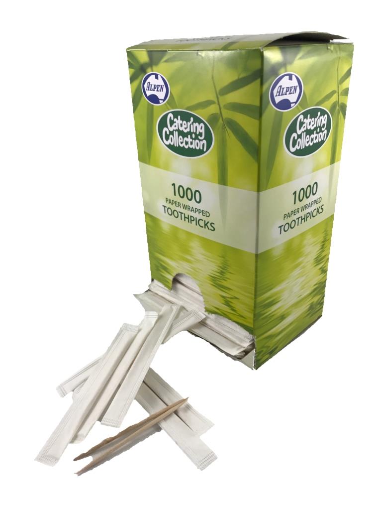 Toothpick Individually Cello Wrapped Pack 1000