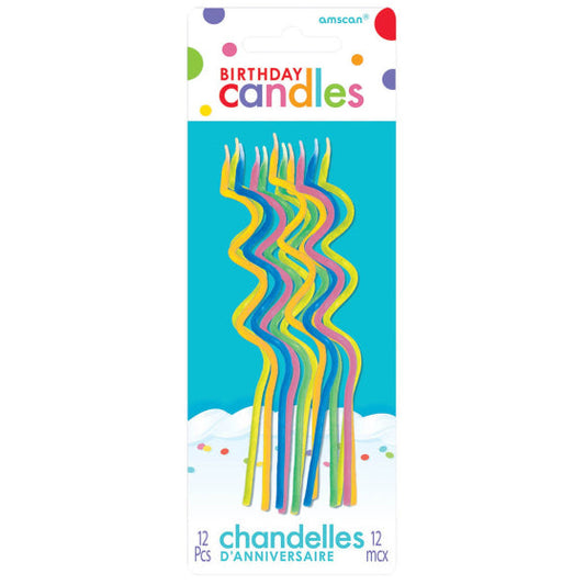 SKINNY COIL CANDLES 12pk