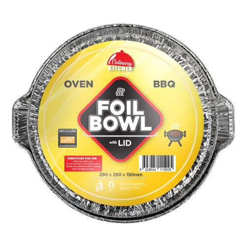 Foil Pot Bowl With Lid 3.5L 1pc