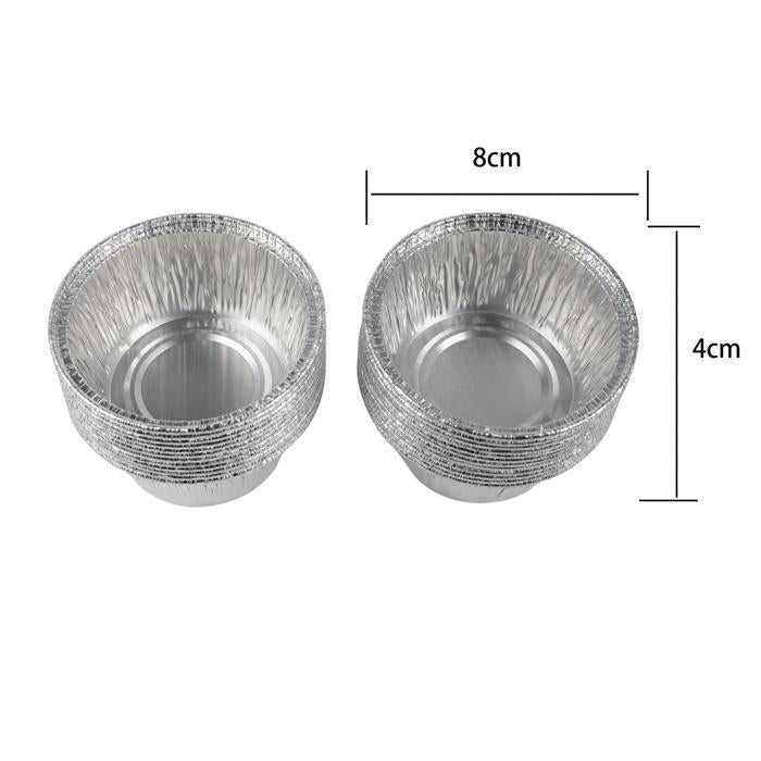 Foil Muffin Case 8x4cm Pk24