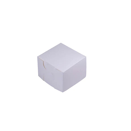 White High Box 4" x 4" x 3" 1pc