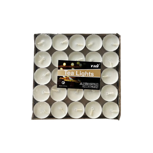 TEA LIGHTS 50pk 3.5cm