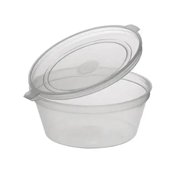 50CC Sauce containers With Hinge Lid (50 pc) NIS Packaging & Party Supply