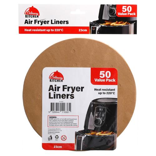 Air Fryer Sheet Round 23cm Pk50