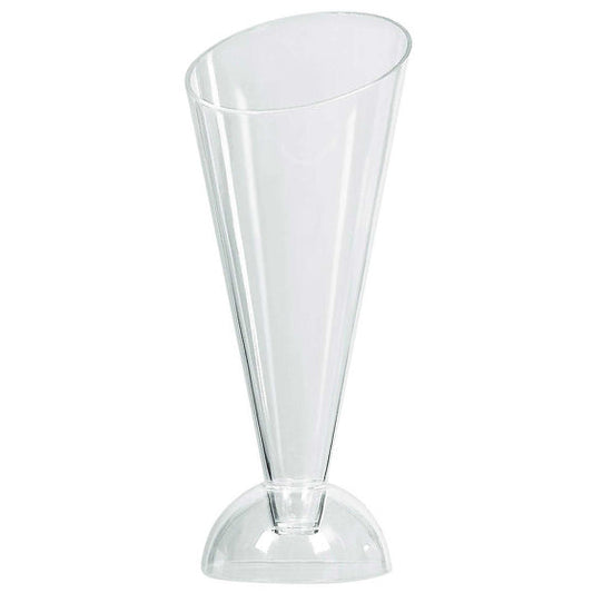 "MINI Catering Cone Stands Clear Plastic 4 1/2""/ 11CM   40pk