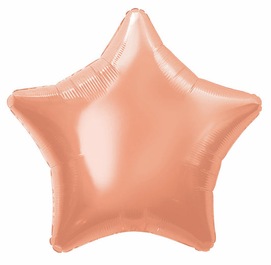 ROSE GOLD STAR 50CM (20") Foil Balloon 1pc