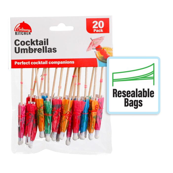 Cocktail Umbrellas 10.5cm PK20