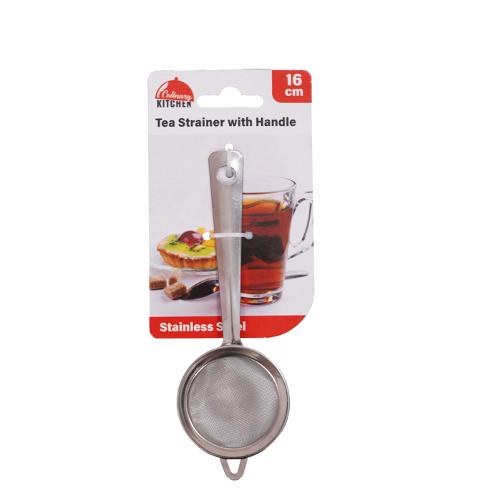 Tea Strainer SS Handle 16cm 1pc