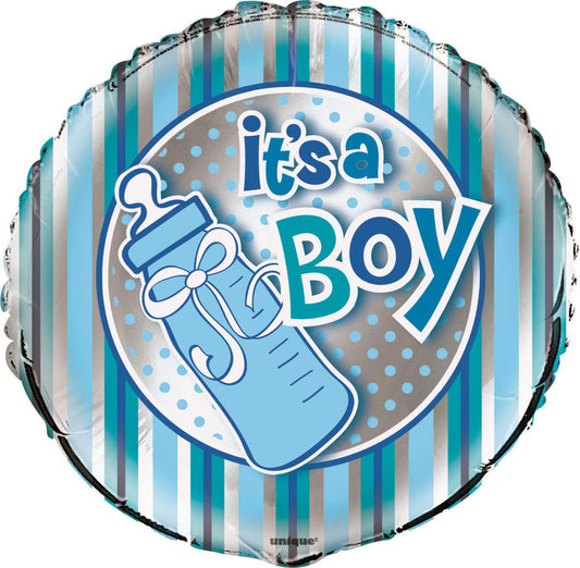 IT'S A BOY BOTTLE 45CM (18") Foil Balloon 1pc