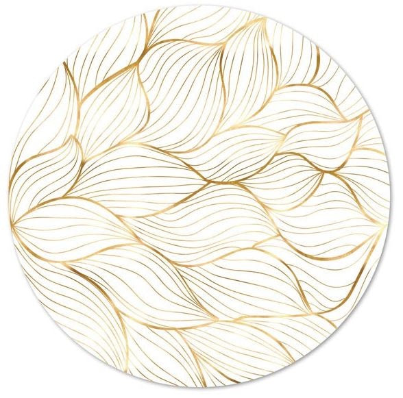 PLACEMATS Pattern Foil GOLD 4pk