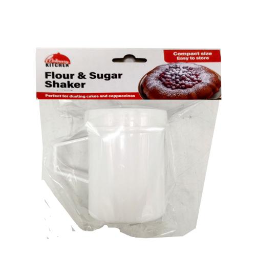 Icing Sugar Shaker Plastic White 1pc