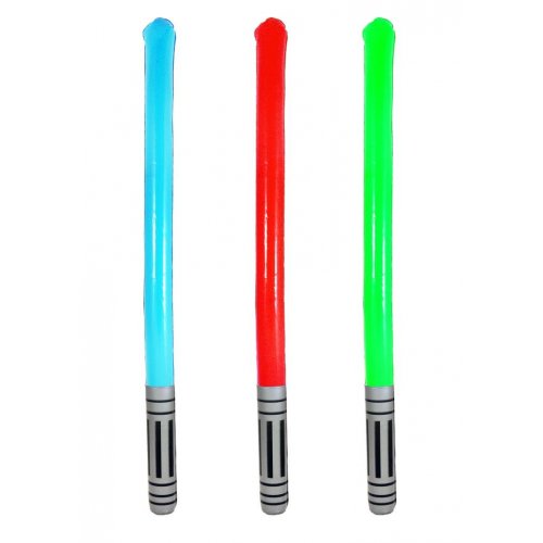 Inflatable Light Stick 90cm 3 assorted colours P1