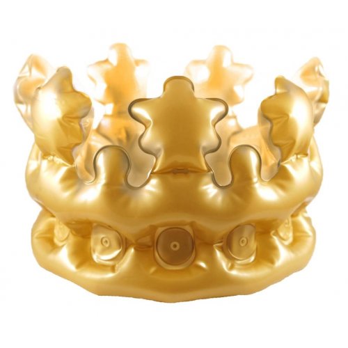 Inflatable Gold Crown 33.5cm (adult size) P1