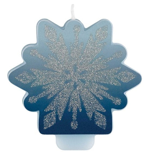 FROZEN 2 GLITTERED CANDLE 1pcs