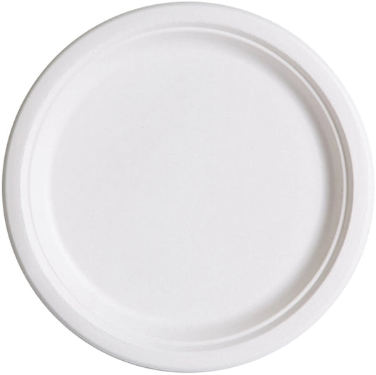 Sugarcane 10" Round plates 25pk