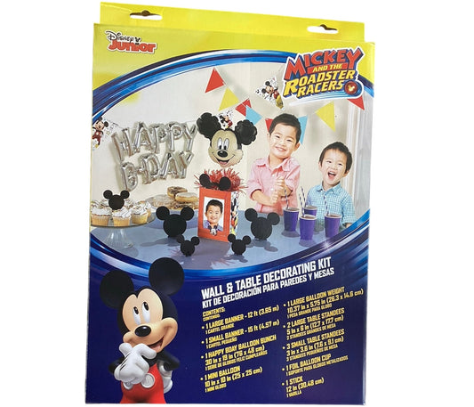 Mickey wall and table decorating kit