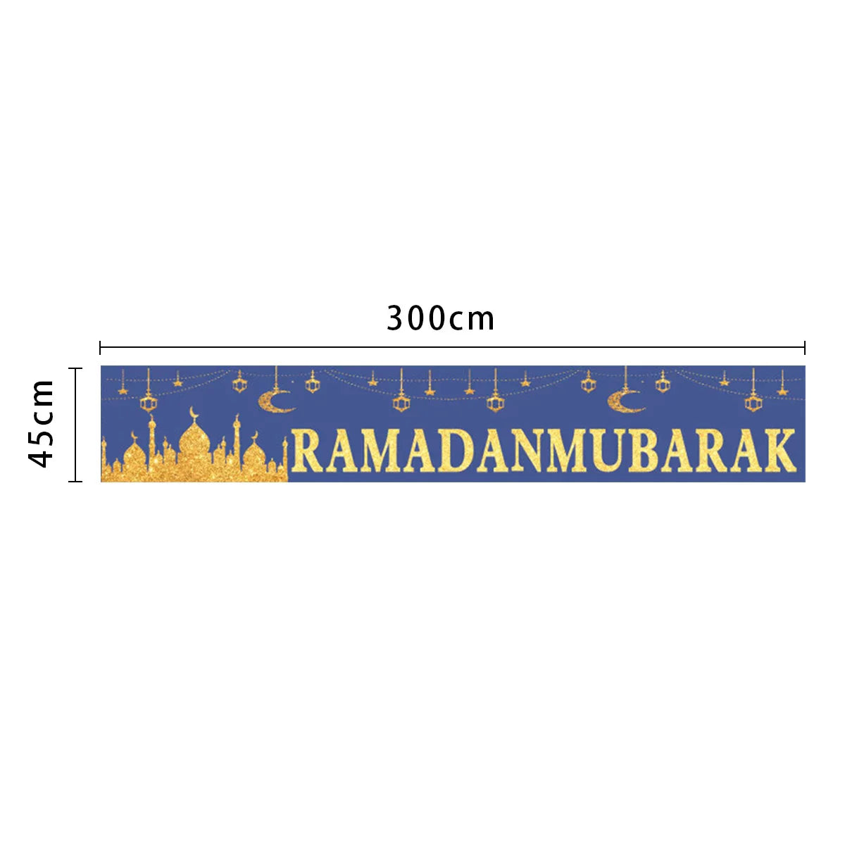 RAMADAN LINEN BANNER – 46*300CM 1pc