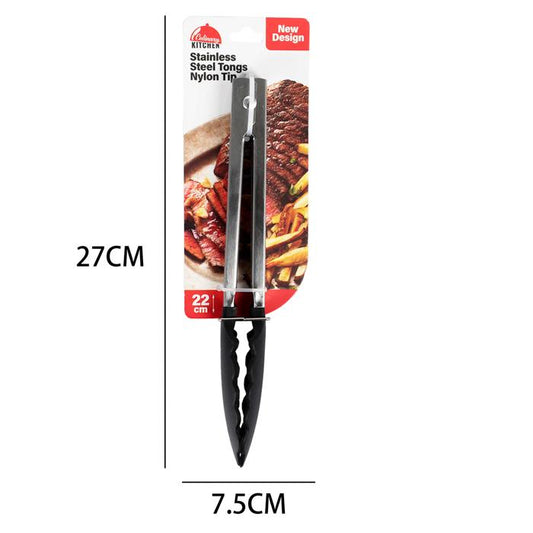 Tongs Nylon Head Black 23cm 1pc