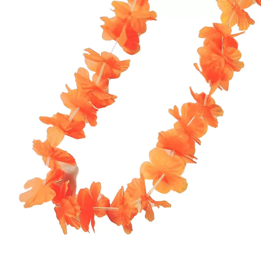 SMALL PETAL LEI ORANGE