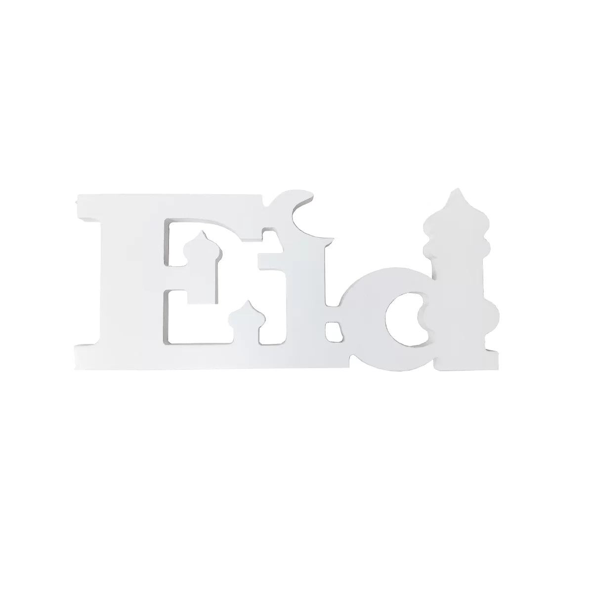 EID TABLE DECORATION – WHITE 1pc