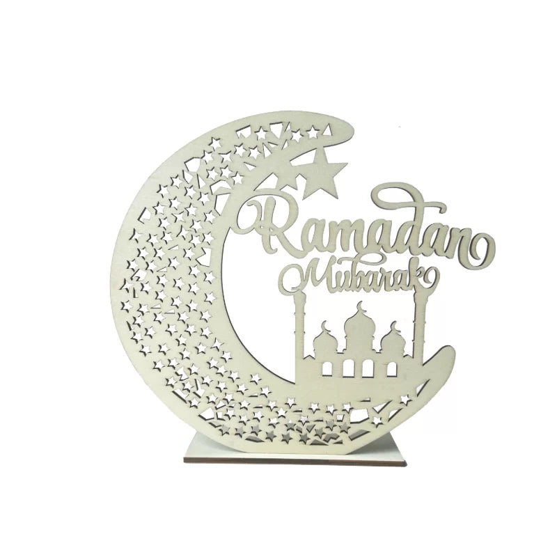 Ramadan Mubarak Wooden Ornament 20cm