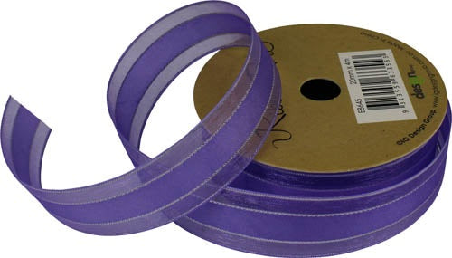 Ribbon Roll Organza 20MMX4M LILAC 1pc