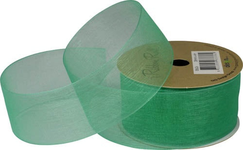 Ribbon Roll Organza 38MMX4M AQUA 1pc