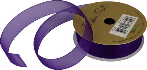 RIBB ROLL O 20MMX7M PURPLE