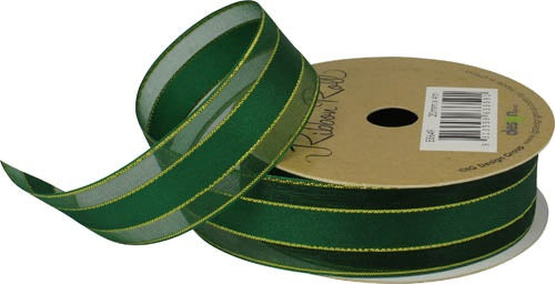 Ribbon Roll Organza 20MMX4M Dark GREEN