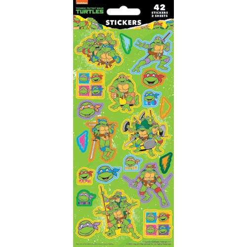 TMNT TURTLES Stickers Sheet